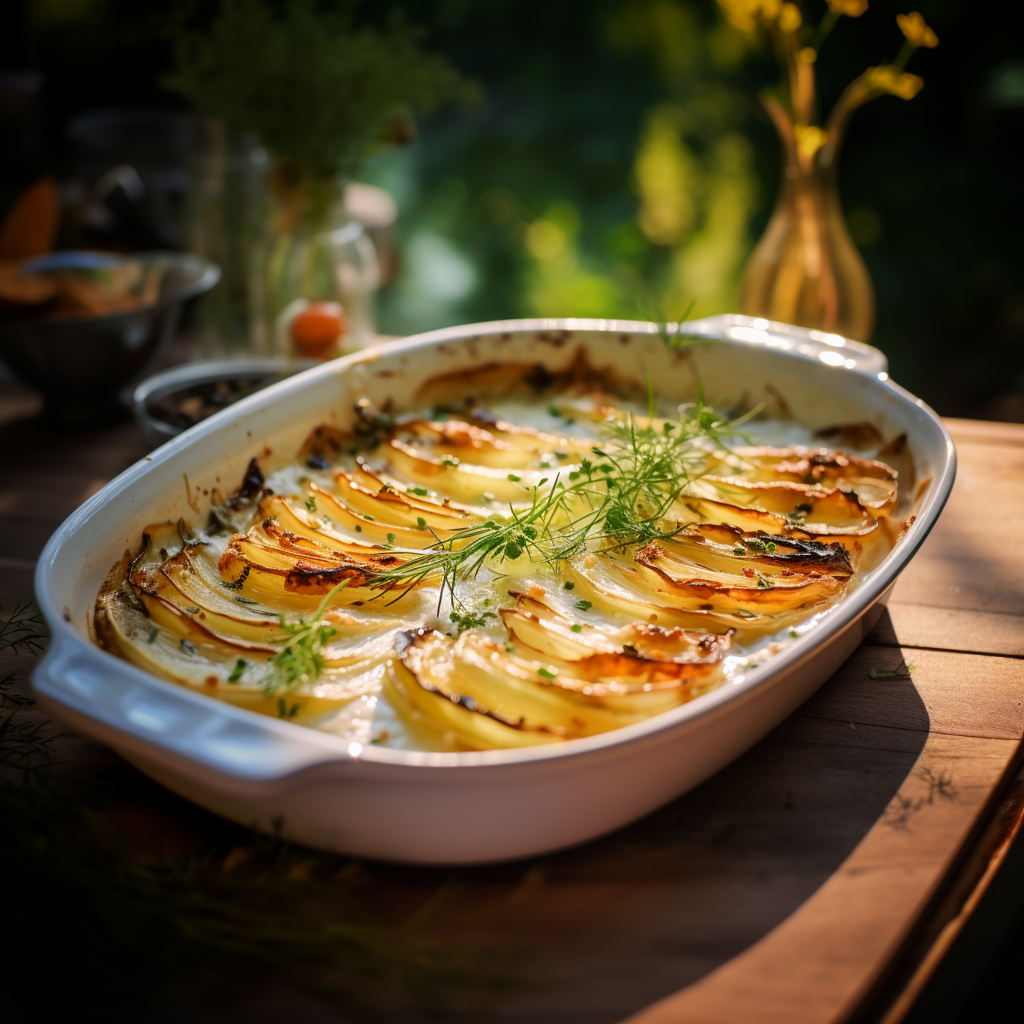 Seasonal Delight: Honey-Fennel Gratin
