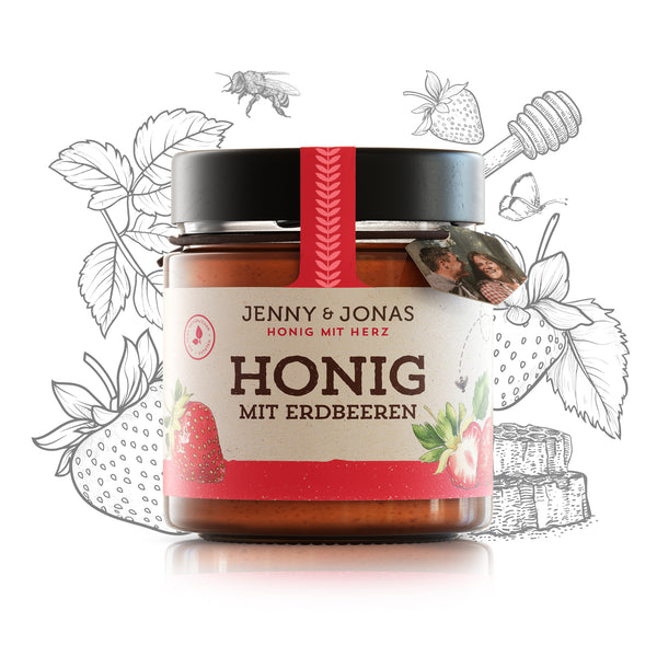 Honey with Strawberries